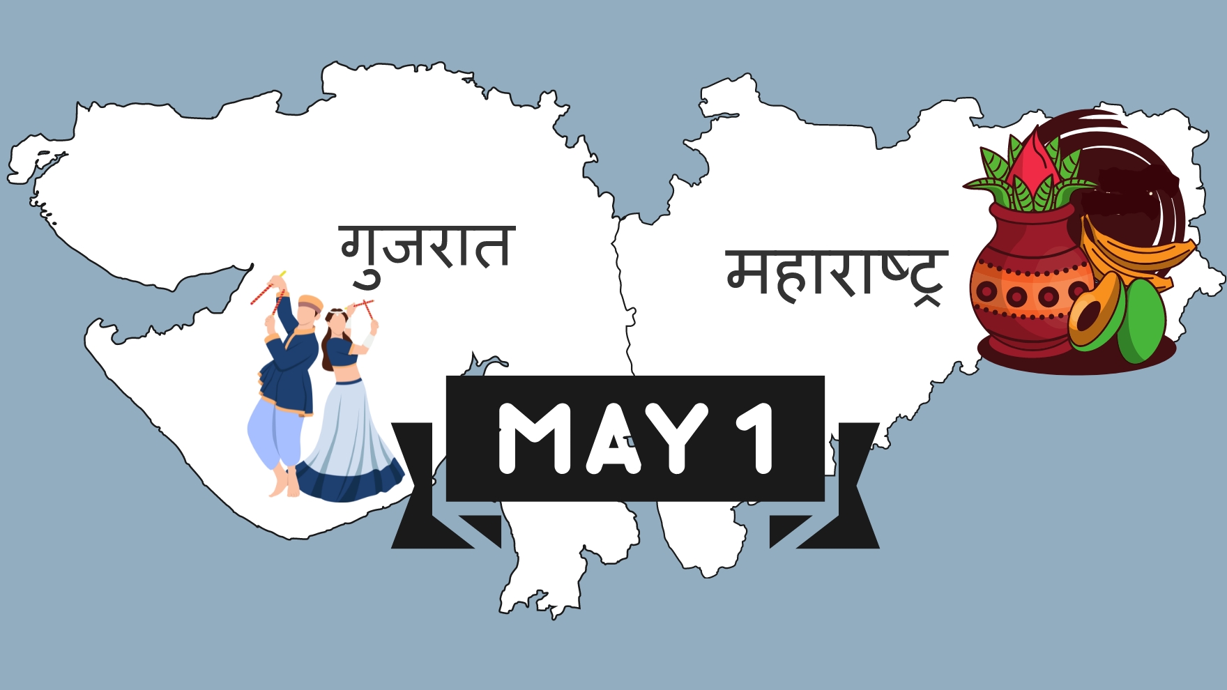 Why we celebrate Gujarat Day and Maharashtra Day on May 1st?